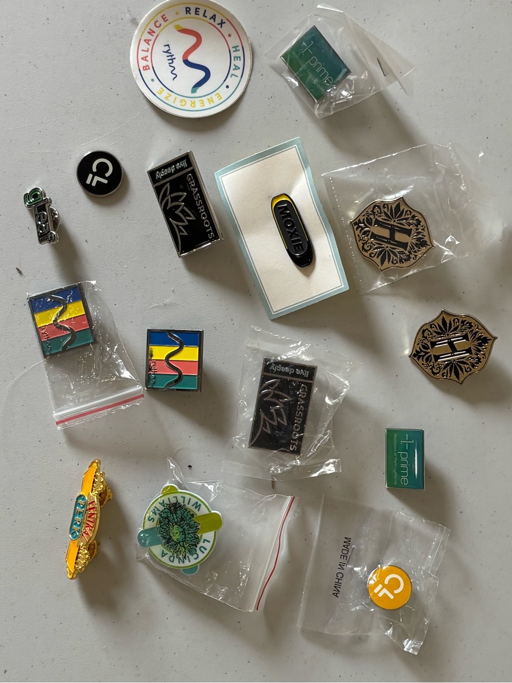 Dispensary Swag Assorted Enamel Pin Lot – Colorful and Decorative